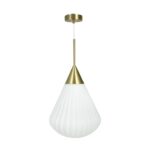 Elegancka lampa wisząca Ballon 33 - złota podsufitka
