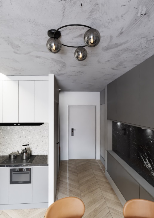 Elegancki plafon do kuchni Sopra 3 - dymione kule
