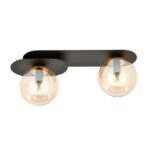 Elegancki plafon do sypialni Plaza 2 - bursztynowe kule