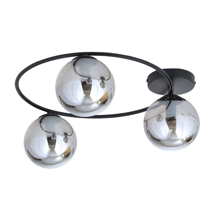 Elegancki plafon do sypialni Sopra 3 - dymione kule