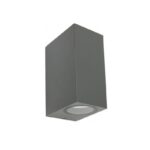 Geometryczny kinkiet zewnętrzny Mini II IP44 - góra-dół