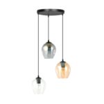 Kolorowa lampa Istar Premium Mix 3 - szklane klosze