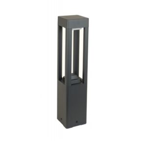 Kwadratowa lampa stojąca do ogrodu Fan Kwadrat 50 IP54 - antracyt