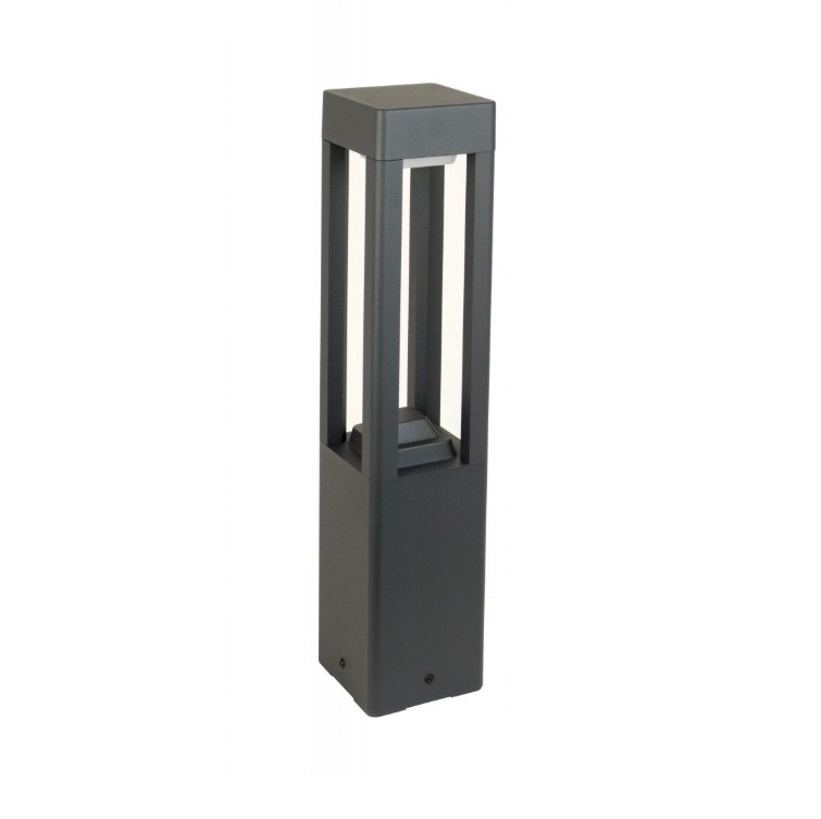 Kwadratowa lampa stojąca do ogrodu Fan Kwadrat 50 IP54 - antracyt