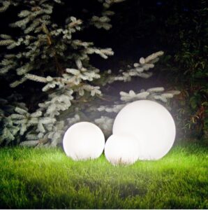 Lampa ogrodowa kula G300 - oświetlenie ozdobne
