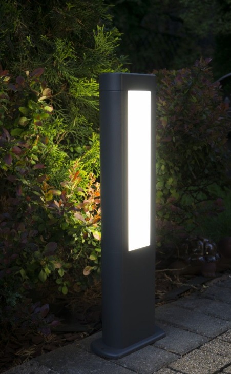Lampa ogrodowa stojąca Evo LED 80 IP54 - szara