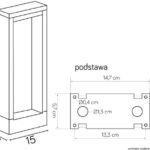 Lampa stojąca do ogrodu Form LED 50