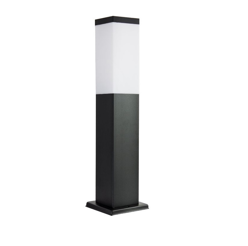 Lampa stojąca kwadratowa Inox 45 IP54 - czarna