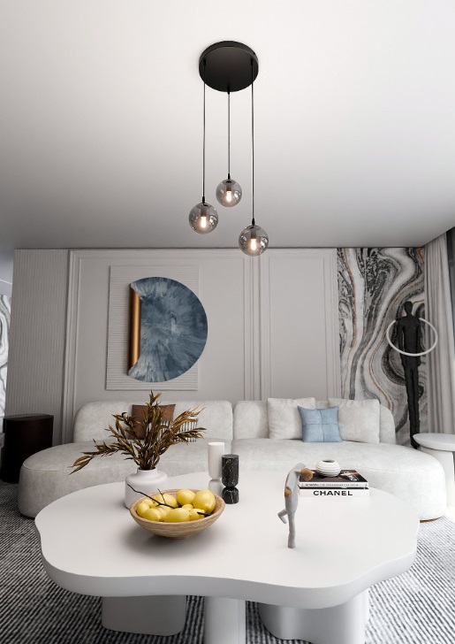 Lampa sufitowa wisząca do jadalni Cosmo Premium 3 - kule