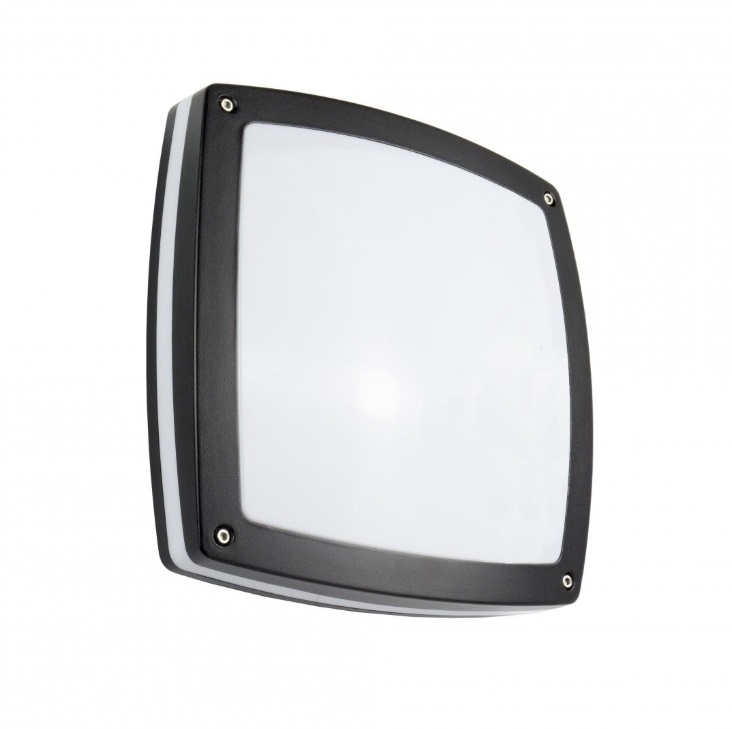 Lampa sufitowa zewnętrzna Nex IP44 - czarna nad drzwi