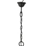 Lampa wisząca na ganek Kula z koszykiem - łańcuch