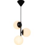 Nowoczesna lampa wisząca nad stół Lilly - Nordlux - szklane klosze