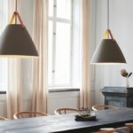 PROMO! Lampa wisząca do salonu Strap 48 - DFTP Nordlux - brązowa