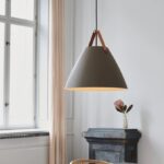 PROMO! Lampa wisząca nad stół Strap 48 - DFTP Nordlux - brązowa