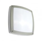 Plafon zewnętrzny elewacyjny Nex IP44 - srebrny z aluminium