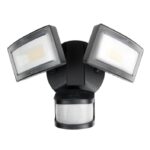 Reflektor zewnętrzny nad bramę garażową Duo LED 36W - czujnik ruchu i zmierzchu IP54