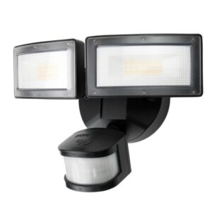 Reflektor zewnętrzny nad garaż i bramę Duo LED 36W - czujnik ruchu i zmierzchu IP54