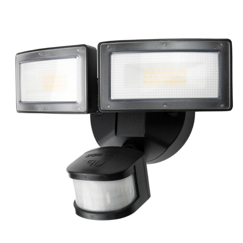 Reflektor zewnętrzny nad garaż i bramę Duo LED 36W - czujnik ruchu i zmierzchu IP54