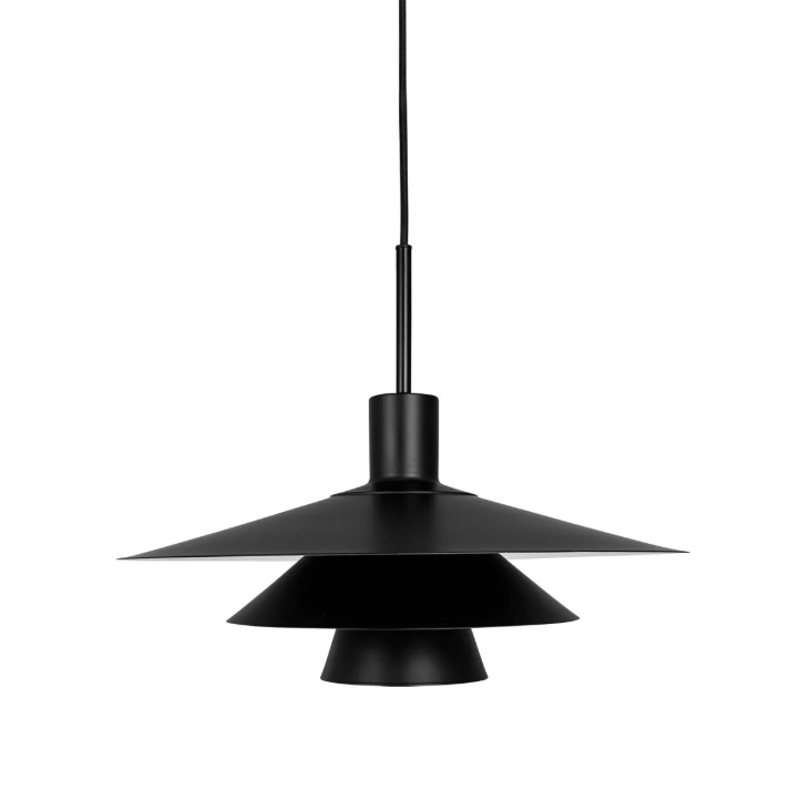 Skandynawska lampa wisząca Kay 30 - czarna