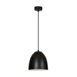 Skandynawska lampa wisząca Lenox - białe wnętrze
