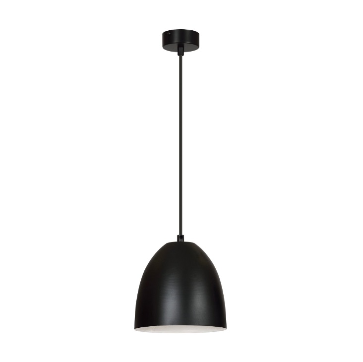 Skandynawska lampa wisząca Lenox - białe wnętrze