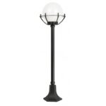 Słupek ogrodowy Kula z koszykiem IP43 - 102 cm
