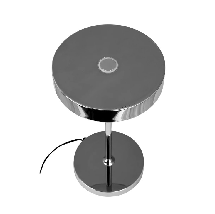 Srebrna lampka nocna Starlight LED - dotykowy włącznik