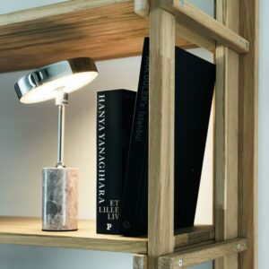 Elegancka marmurowa lampka stołowa Starlight LED - ładowana USB