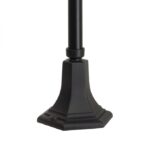 Wysoka lampa stojąca Prince 167 IP43 - czarna podstawa