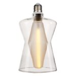 Żarówka transparentna art deco Cone 15 Dim, E27, 2700K, 320lm, 4,1W
