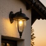 Zewnętrzny kinkiet na dom Prince IP43 - czarny