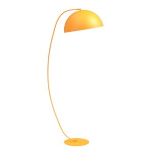 Żółta lampa stojąca Arcos - na łuku