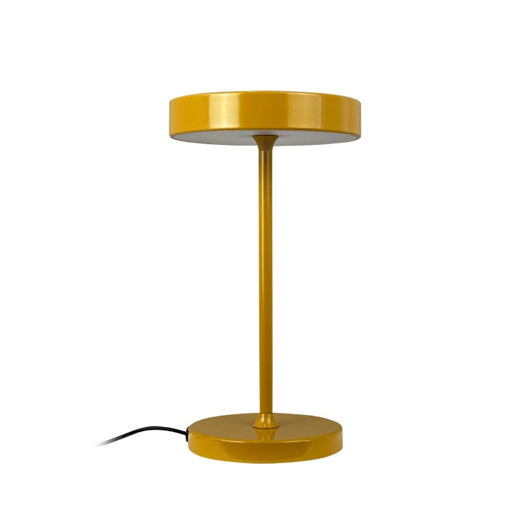 Żółta lampka na półkę w salonie Starlight LED