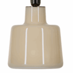 beżowa lampa stołowa szklana - sanatana creme 4concepts