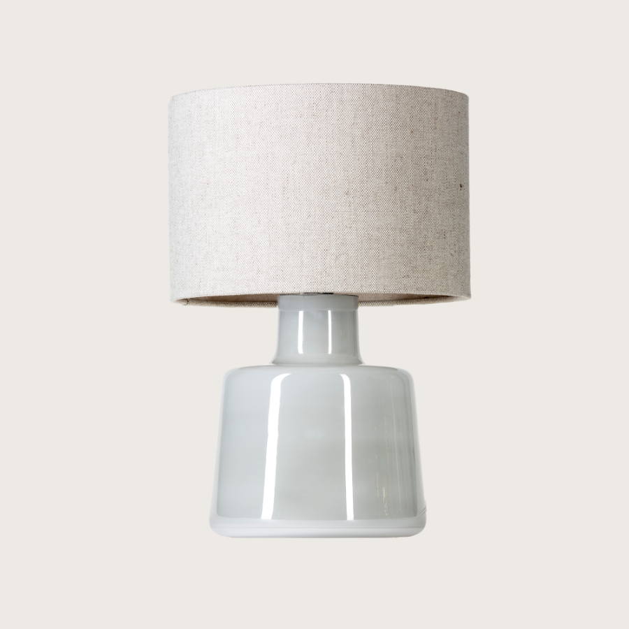 mala szara lampa stolowa santana ice - 4concepts