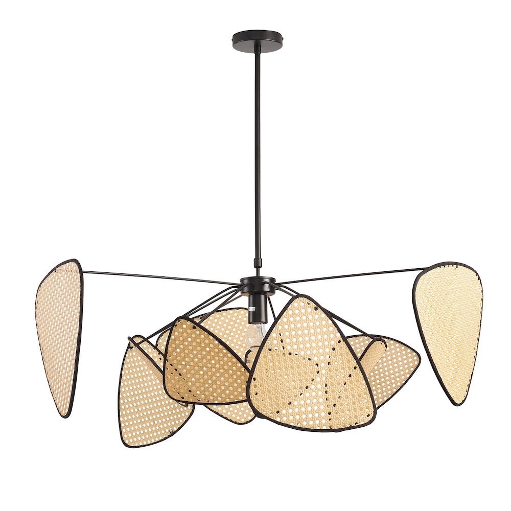 zyrandol boho nowoczesny - plecionka rattan Natura stepintodesign