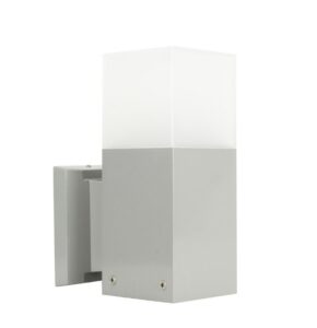 Aluminiowy kinkiet tarasowy Cube IP44 - nowoczesny