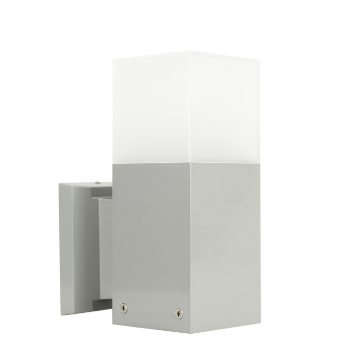 Aluminiowy kinkiet tarasowy Cube IP44 - nowoczesny