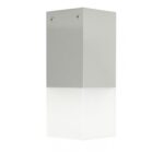 Aluminiowy spot sufitowy Cube IP44 - zewnętrzny