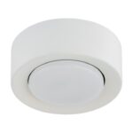 Biało-kremowy spot sufitowy Elora LED GX53 - połysk