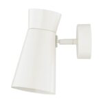 Biały kinkiet nad łóżko Lord