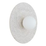 Ceramiczny kinkiet dysk - plafon kula Boll IP44 - rękodzieło Bolesławiec