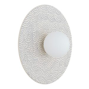 Ceramiczny kinkiet dysk / plafon kula Boll 30 - rękodzieło Bolesławiec