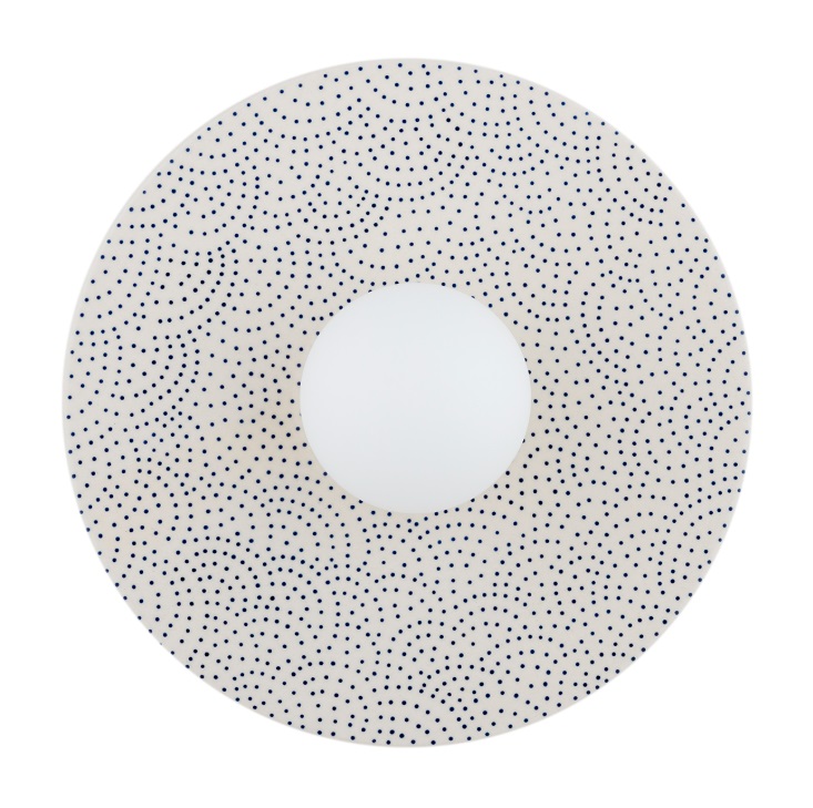 Ceramiczny kinkiet kula Boll IP44 - rękodzieło Bolesławiec