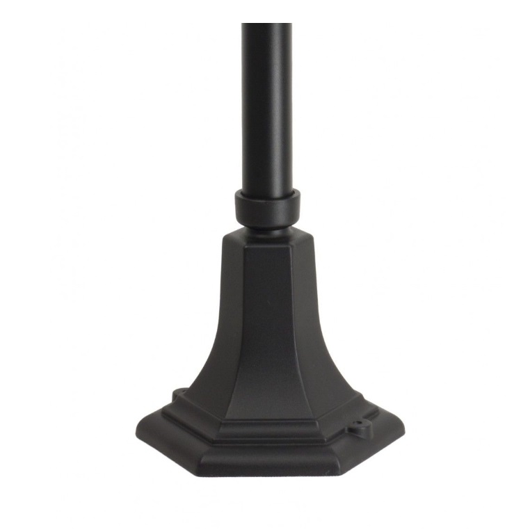 Czarna lampa ogrodowa Retro Midi 105 IP43