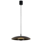 Czarna lampa wisząca Bolton LED - nowoczesny design