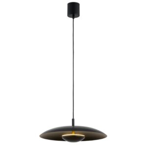 Czarna lampa wisząca Bolton LED - nowoczesny design