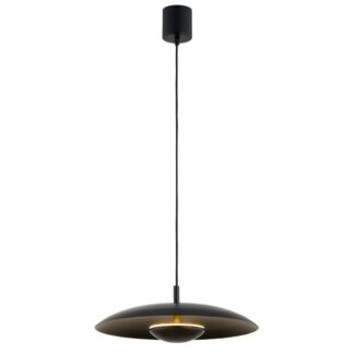 Czarna lampa wisząca Bolton LED - nowoczesny design