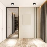 Czarna płaska tubka sufitowa Elora LED GX53 - do przedpokoju