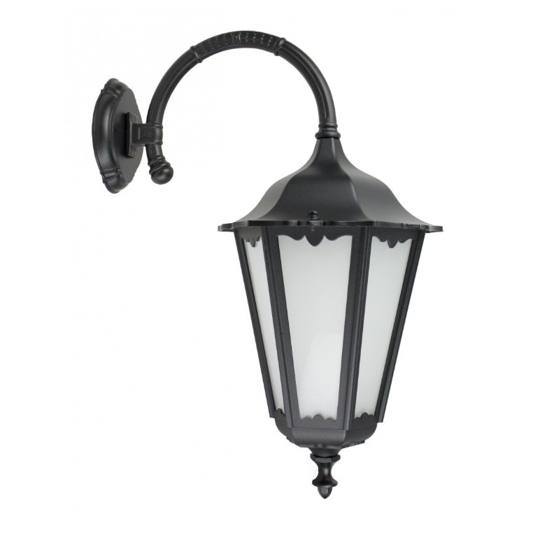 Kinkiet czarny elewacyjny Retro Maxi IP43 - klasyk